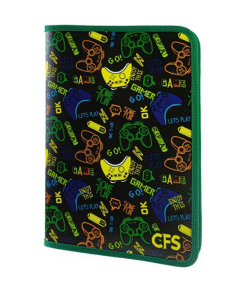 Mapa cu fermoar Maxi A4 (plastic/color) MX32025